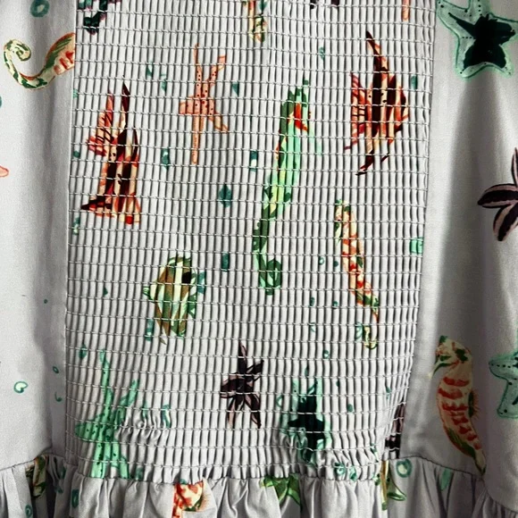 NWT Hill House Ophelia Sea Creatures Dress - Picture 9 of 9